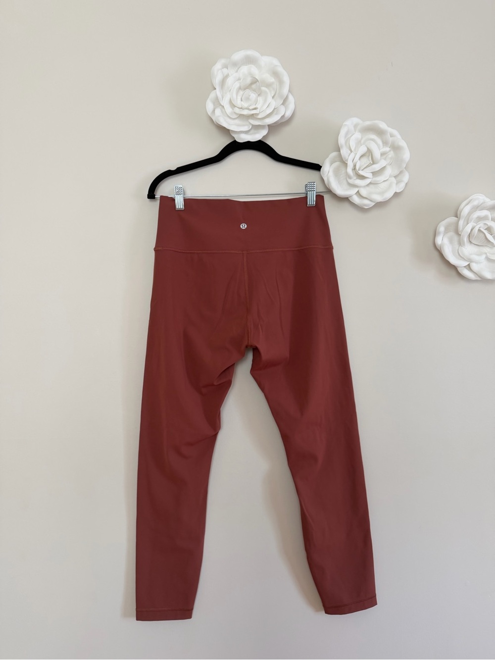 Lululemon High-Waist Rust Brown Leggings